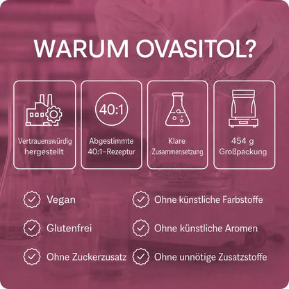 Myo-Inositol & D-Chiro-Inositol 40:1 Pulver – 220 Portionen
