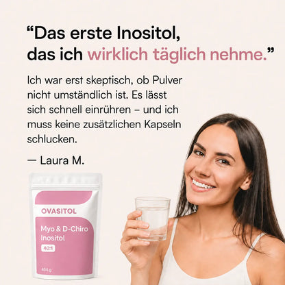 Myo-Inositol & D-Chiro-Inositol 40:1 Pulver – 220 Portionen