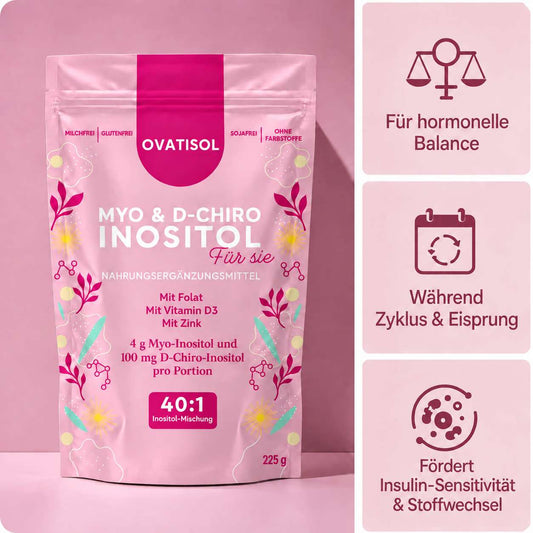 lang:de|Ovatisol Myo & D-Chiro Inositol 40:1 Pulver 225 g, 4000 mg + 100 mg pro Portion