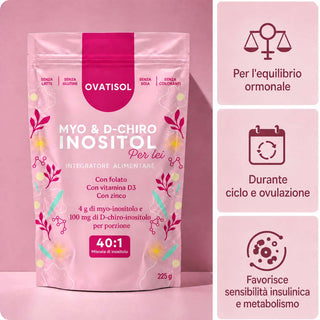 Myo-inositolo & D-chiro-inositolo 40:1 in polvere