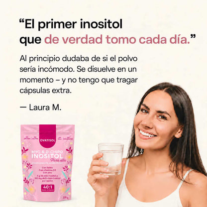 lang:es|«El primer inositol que de verdad tomo cada día.» — Laura M.